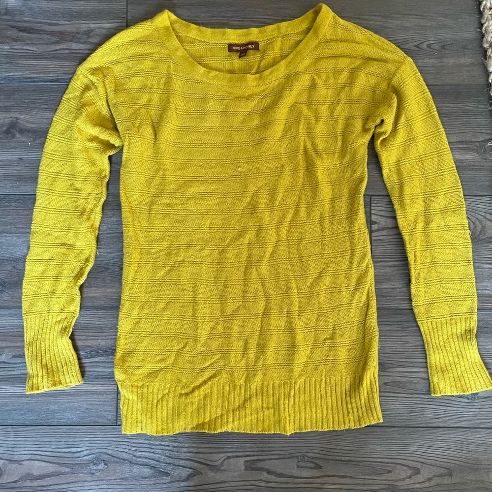 Mustard Color Women’s Sweater